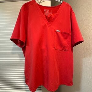 Figs Women’s Red Complete Scrub set Size XXL